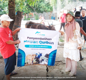 Memperingati Hari Raya Idul Adha 1445 H, BPR Syariah Artha Madani Distribusikan Hewan Qurban Untuk Yayasan dan Masjid Disekitar Kantor Cabang